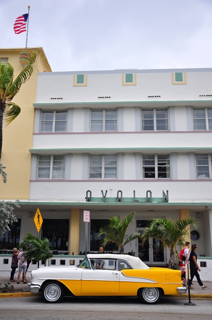 Art deco district on Miami beach